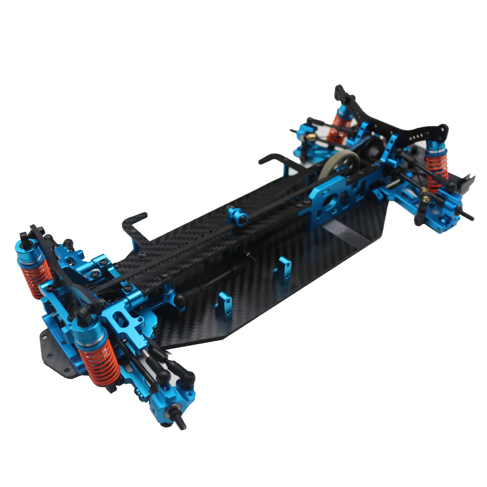 1/10 PMM لتقوم بها بنفسك ترقية PMM7036 RC الإطار المعدني طقم هيكل من الألياف الكهربائية 4WD لعبة تعمل بالريموت مع عجلات ، إطارات ماصة ، قطع غيار السيارات الانجراف