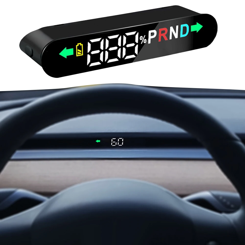 Head Up Display HUD tachimetro digitale Plug And Play per Tesla per accessori per auto con tachimetro elettronico modello 3