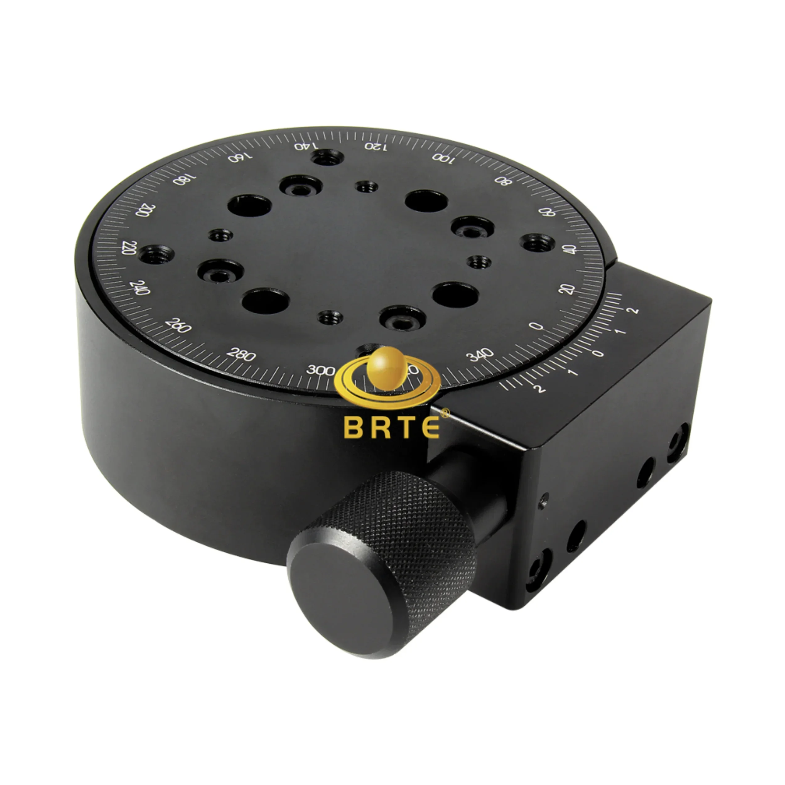BRTE7SRM3100 optical high precision load 15kg worm gear manual Rotary Stage rotate platform