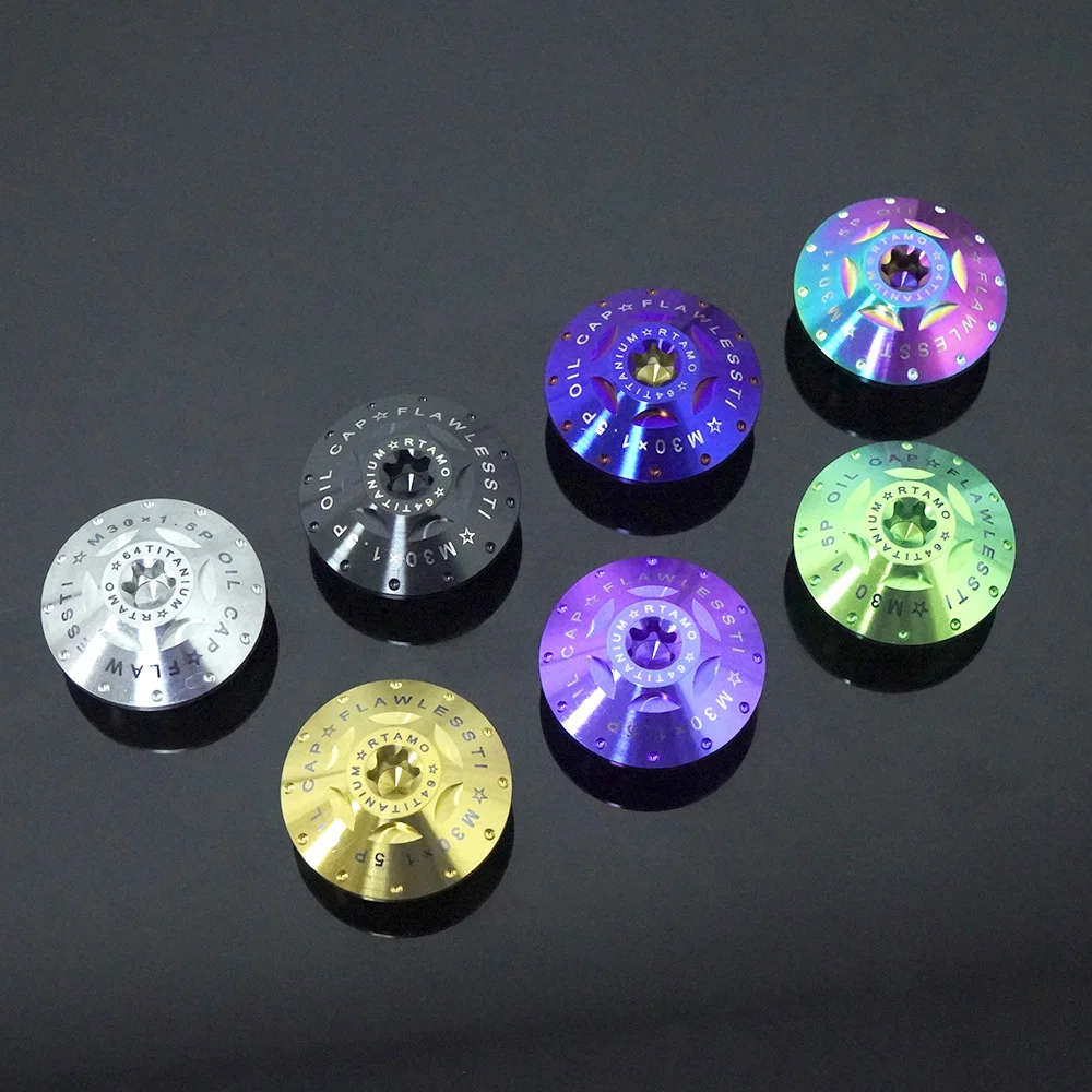 

Болт для двигателя FLAWLESSTI M30x1.5 с шагом резьбы, титановый болт Gr5 для ZX-4R, ZX-10R, ZX-12R, ZX-14R