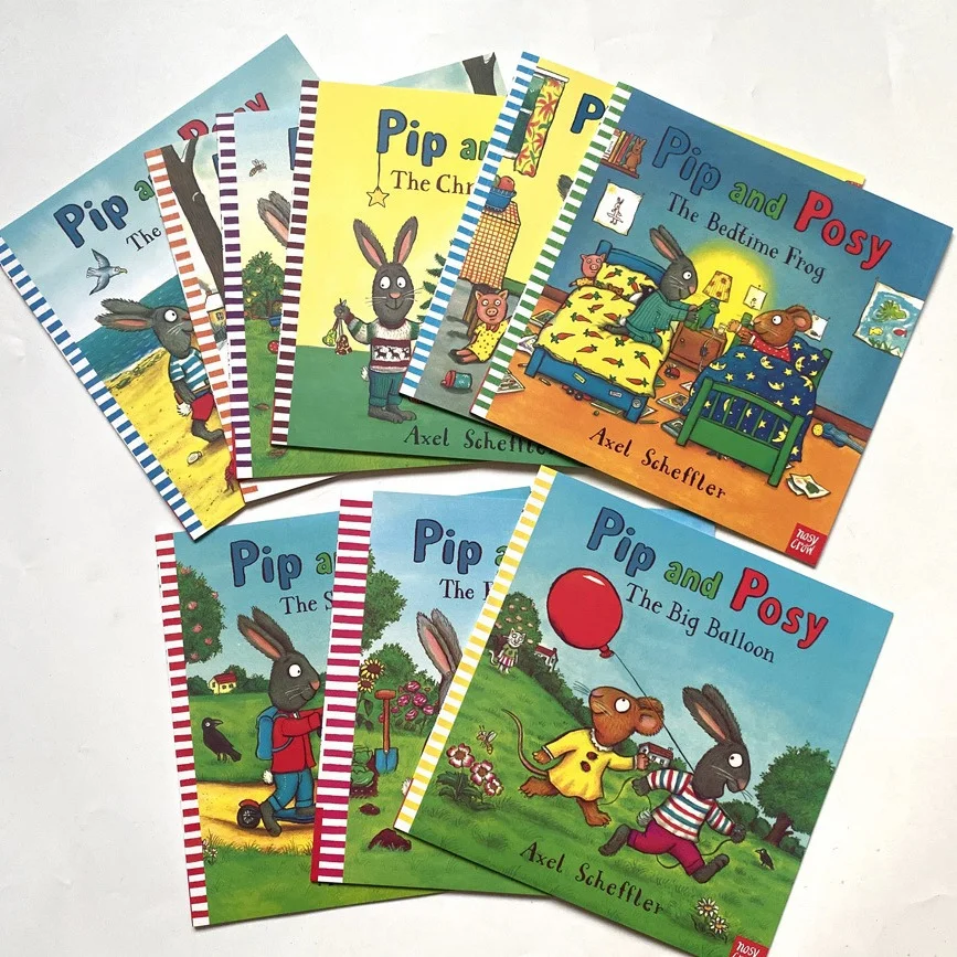 

10 Book/Set Pip and Posy English Story Picture Books for Children Learn English Reading Books for 5-8 Year-Old Kids