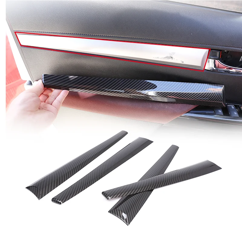 For 2015-2022 Toyota Hilux interior door panel trim car interior accessories interior door panel trim decoration