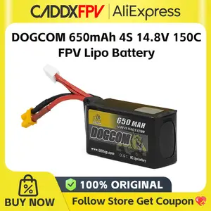 DOGCOM 1550mAh 14.8V/22.2V 150C 4S/6S Lipo battery FPV