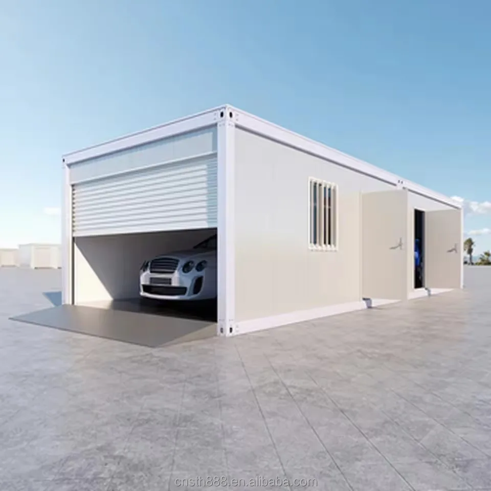 FOODLINE Container Garage Enhanced Insulation Container Garage For Vehicle Storage Cold Climate Backyard Use