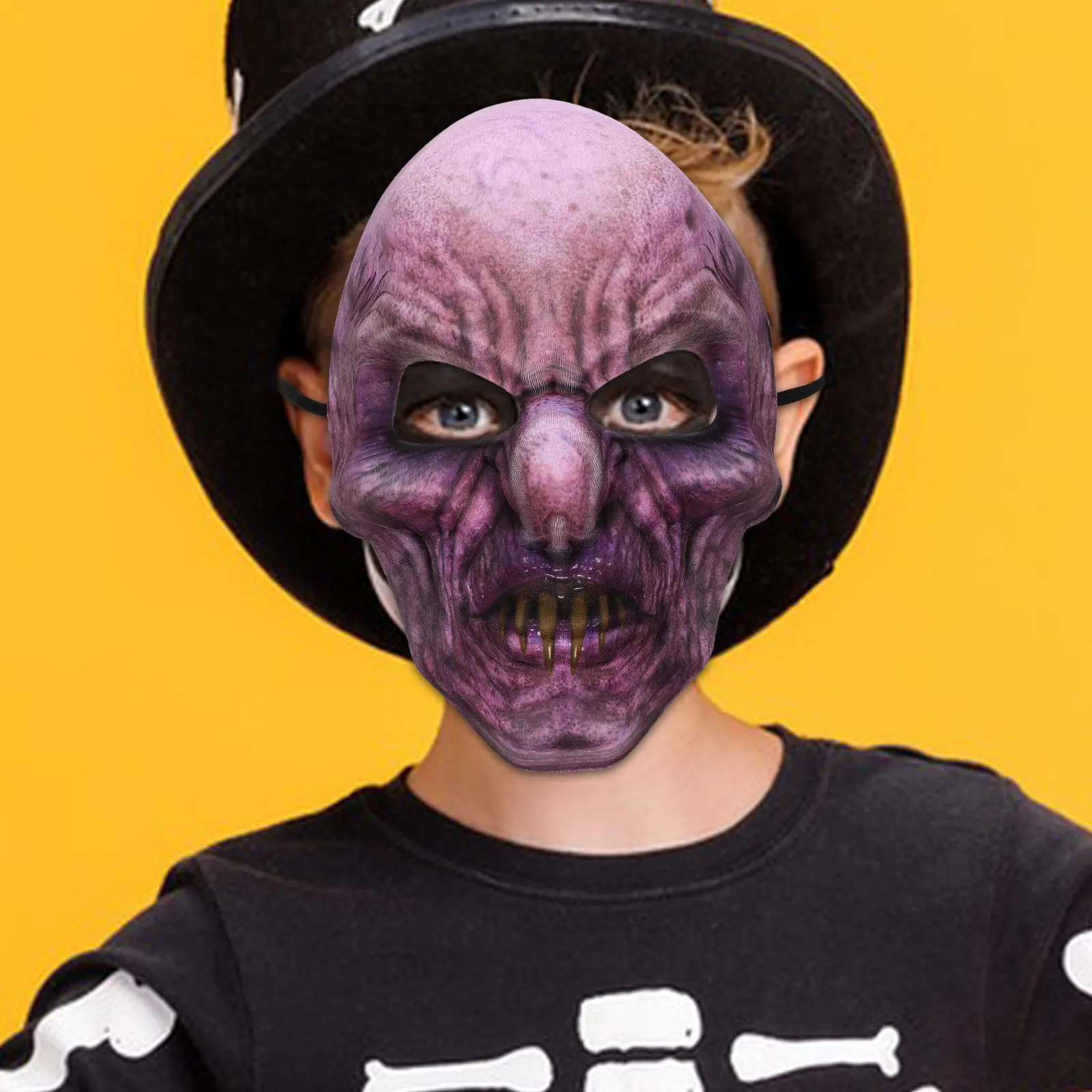 Mask Scary Creepy Masks Halloween Masquerade Spooky for Adults Cosplay Decorative