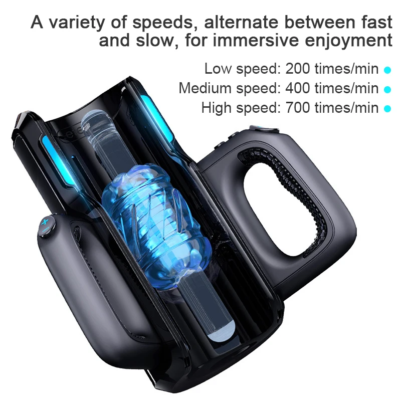 Automatic Telescopic Masturbator Powerful Thrusting High Speed Male Masturbation Cup Machine Sex Toy for Men Airplane Cup
