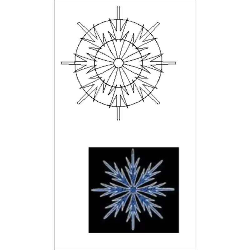 

Christmas decorations star snowflake led fairy Christmas lights outdoor waterproof