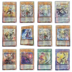 Yu Gi Oh Aluber The Jester of Despia Animation Characters DIY Gold ritagli Flashcards Anime Classics Game Collection Cards Toy