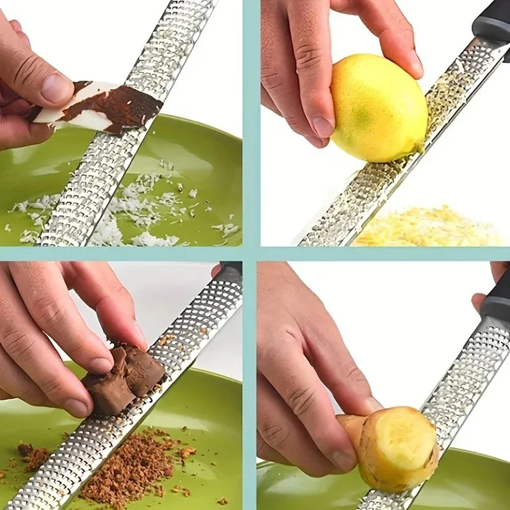 Professional Grade Micro Plane Grater Zester - Lemon Cheese Garlic Ginger Grater Non-Slip Grip
