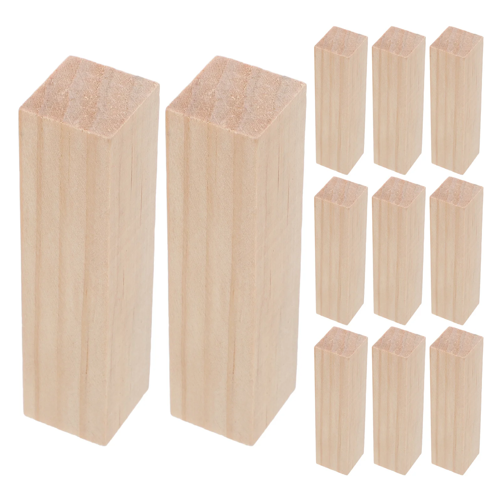 

20Pcs Pine Wood Blocks Unfinished Smooth Surface DIY Carving Blank Squares for Beginners Whittling Craft Home Decor