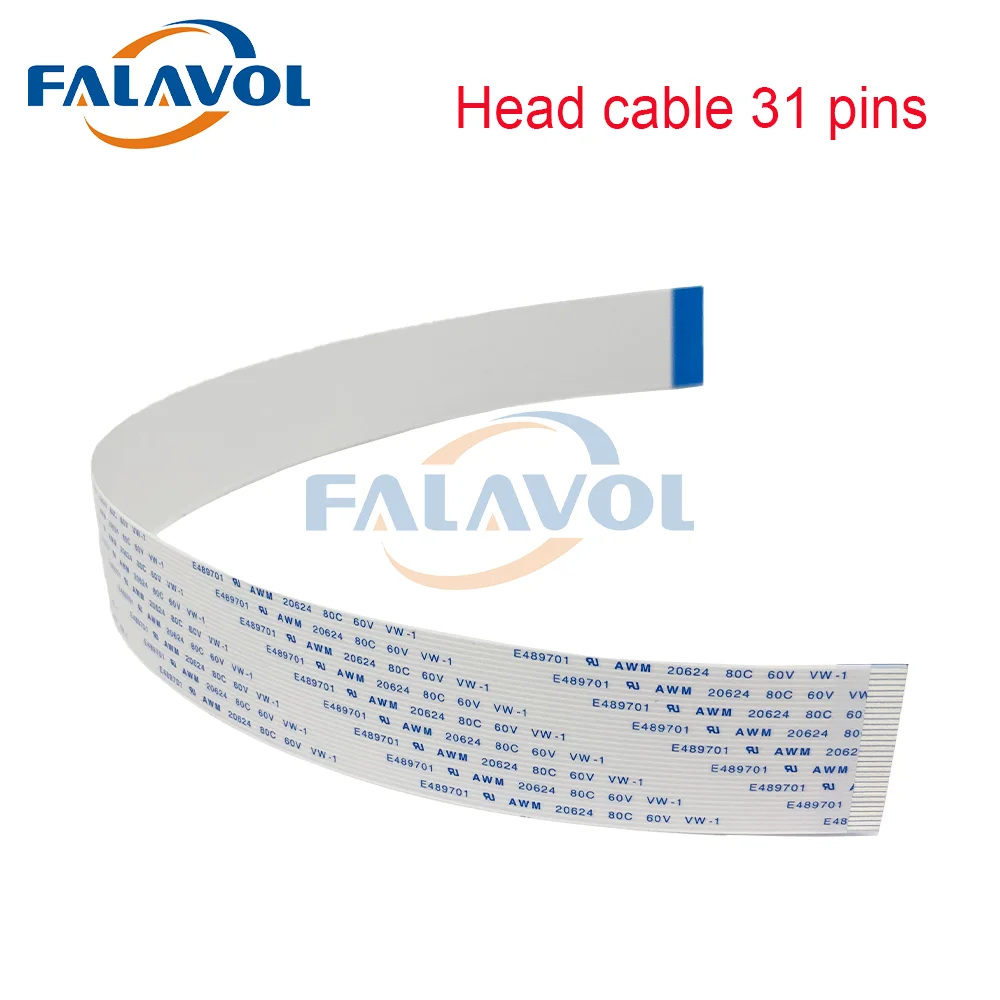 

FALAVOL 10 шт. кабель головки 31 контактов 400 мм для печатающей головки Epson DX5 плоский кабель для передачи данных FFC для плоттера Allwin Xuli Witcolor Human 31 контакты