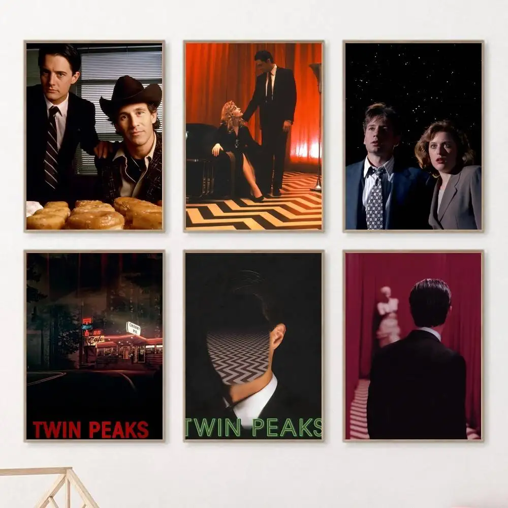 Classic Manga TV Series Shows T-Twin Peaks Posters HD Print Vintage Wall Art Decor for Home Study Room