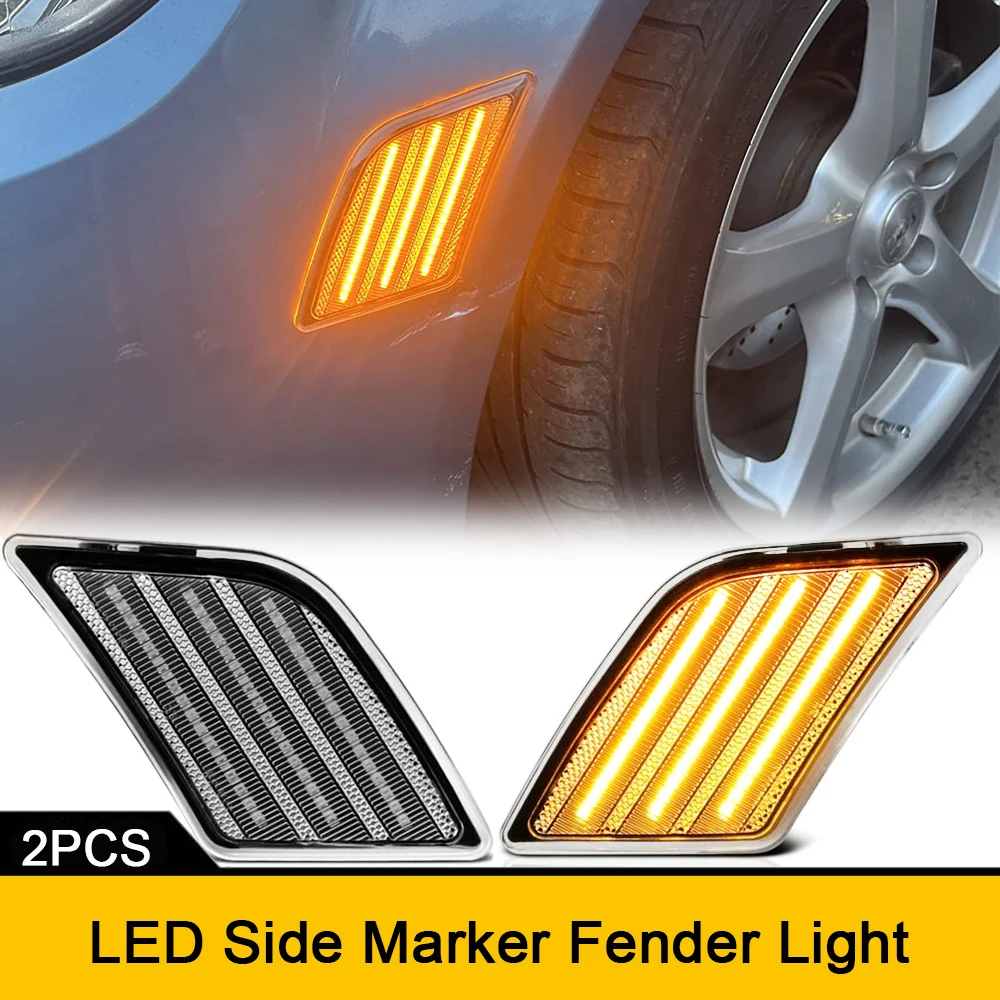 

Для Mercedes Benz W204 C250 C300 C350 C63 SL65 AMG передний бампер светодиодный боковой габаритный указатель поворота Canbus стоп-сигнал индикаторная лампа