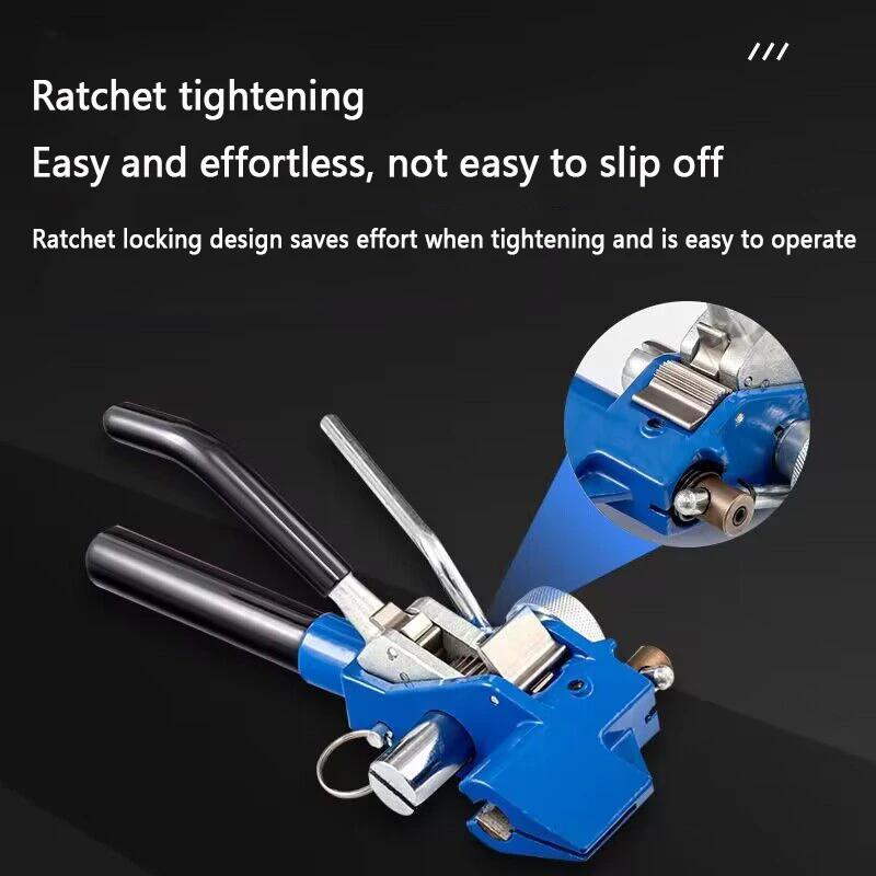 

Gun Ratchet Type Strapping Machine Tightening Tool For WidthThickness Tie Pliers Stainless Steel Cable Tie