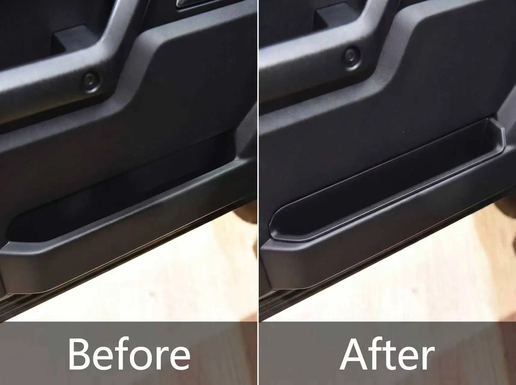 2Pcs Door Pocket Storage Box Organizer Tray for Suzuki Jimny 4-Door JB74 2019-2025 LWB ABS Interior Accessories view 5