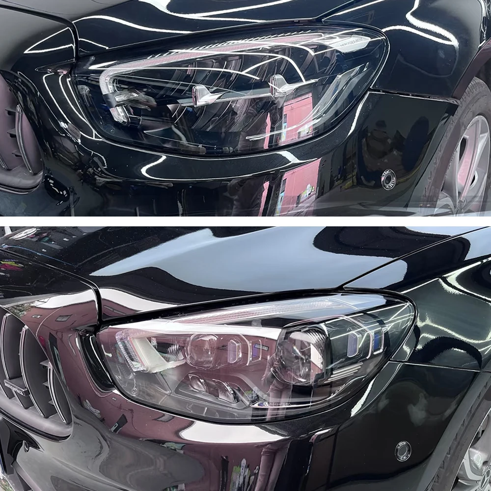 30*200 cm Gloss Clear Light Die Film Auto Koplamp Achterlicht Vinyl Film Mistlamp Achterlicht Tint Film folie Stickers Cover