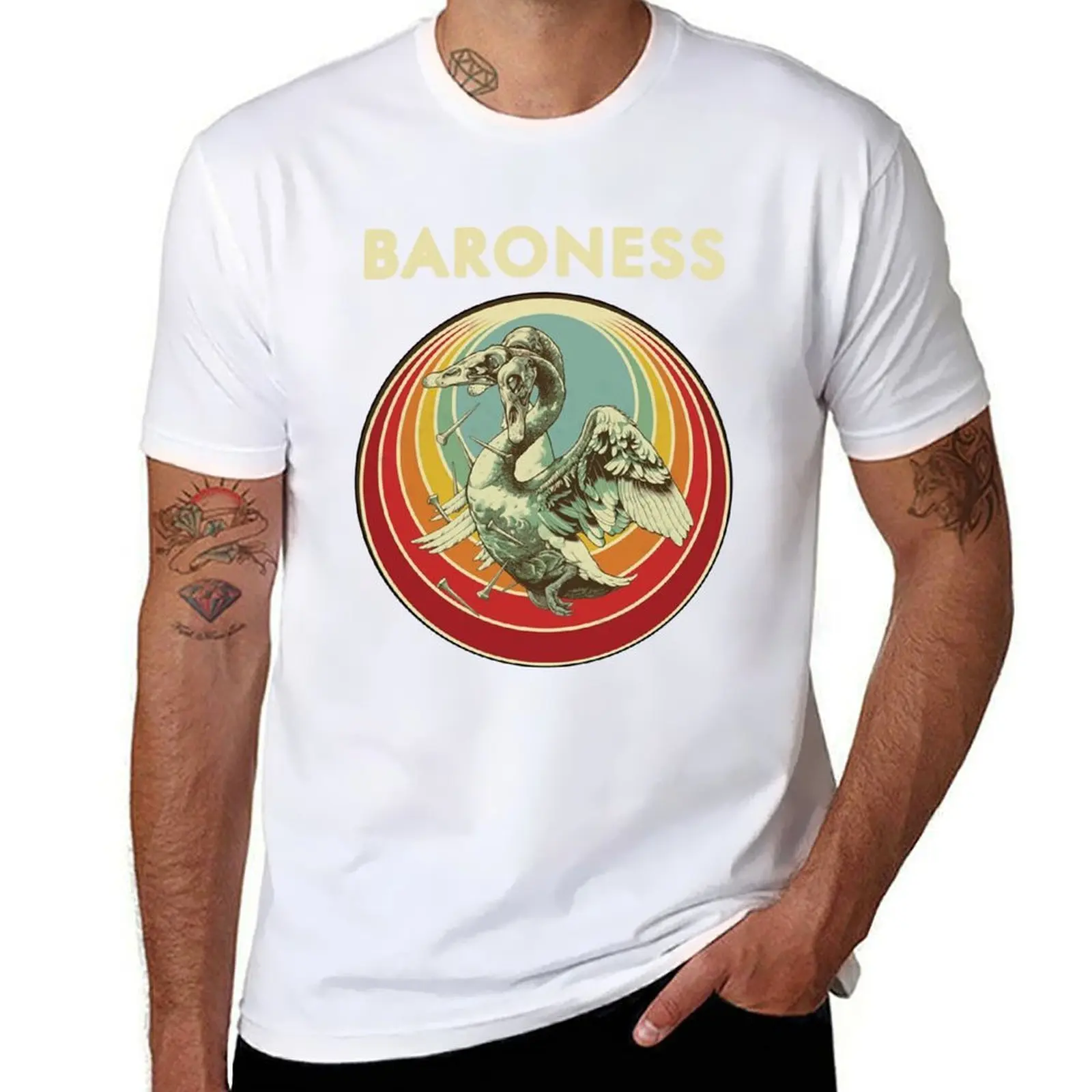 

Retro Baroness Ogeechee Hymnal Metal Music Band T-Shirt t shirts for man slim fit man t shirt heavy cotton T-Shirt