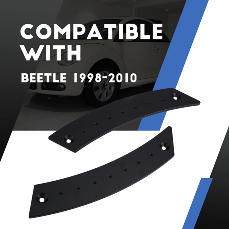 AMEXIAOXU  Car Aluminum Alloy Inner Door Panel Pull Handle For VW Beetle 1998-2010 Interior Door Grab Pull Handles Black