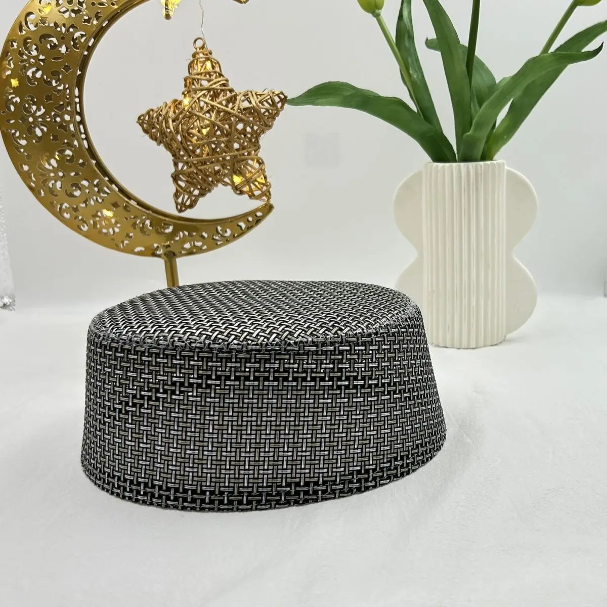 Spedizione gratuita cappello musulmano per uomo abbigliamento berretto da preghiera islamico Taqiyah Kufi prodotti fiscali Kippa turco poliestere maglia estate 03544