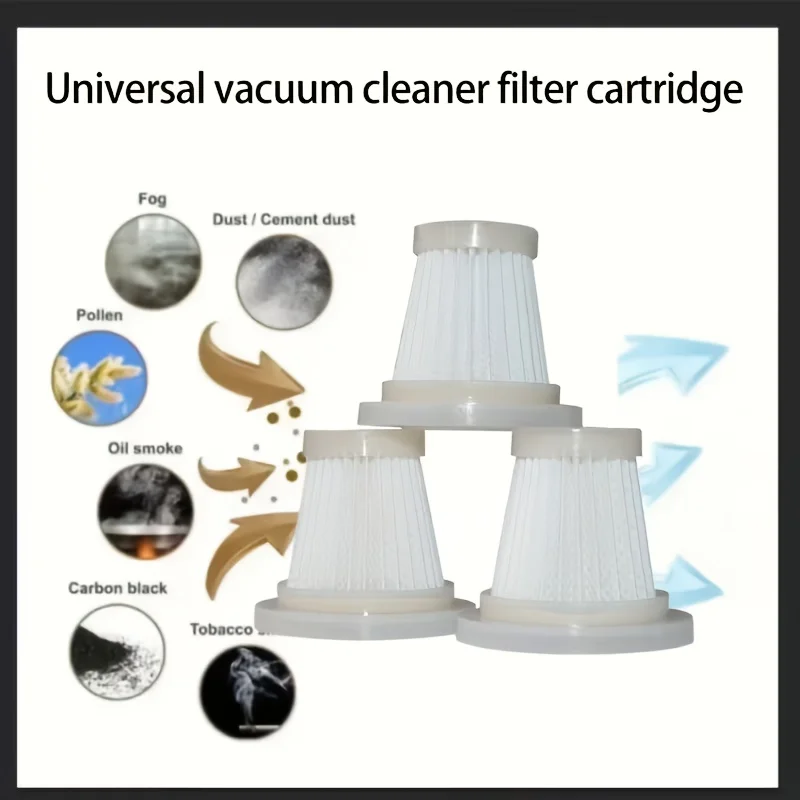 Waterproof HEPA Filter Replacement For Cordless Car Handheld Vacuum Cleaner Portable Cleaning Device Dust Capture Vacuum Filter
