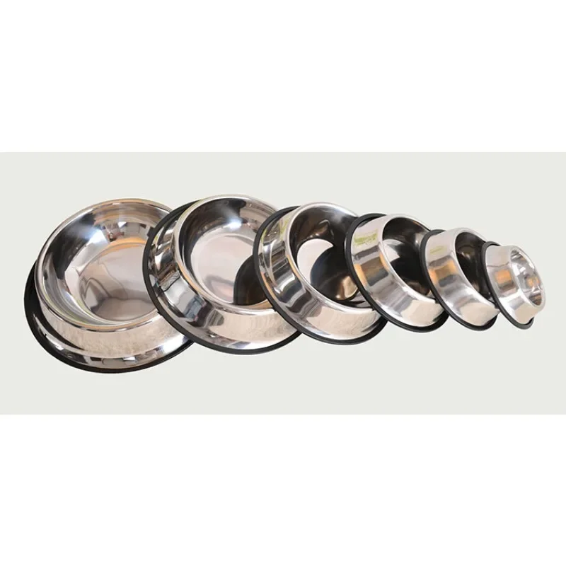 Quality Paw Stainless Steel Pet Dog Bowl Feeder Skidproof Anti-ant Shape Cat Dog Bowls Food Accessories Pet Supplies