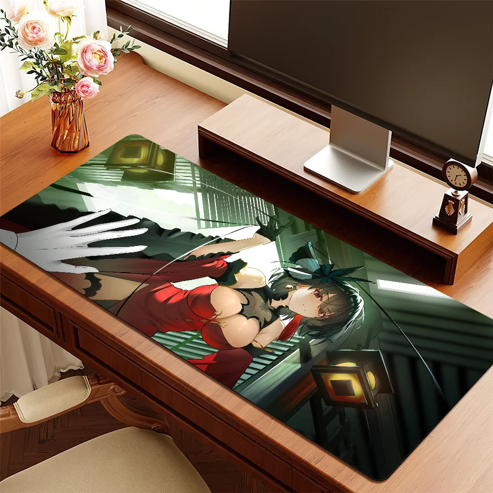 Azur Lane Chien Wu Mouse Pad Non-slip Thickened MousePad Writing Lockedge Office Student Gaming Cushion Large