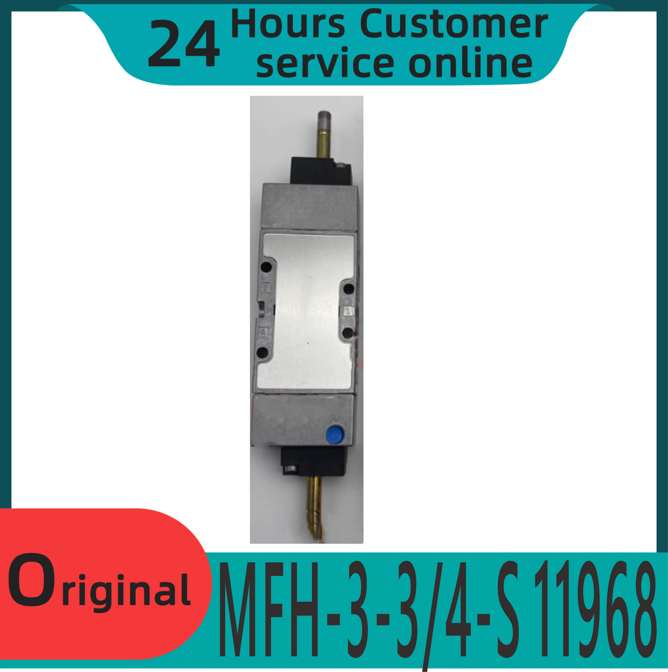 

Brand new original solenoid valve MFH-3-3/4-S 11968 all metal tiger valve two position three-way