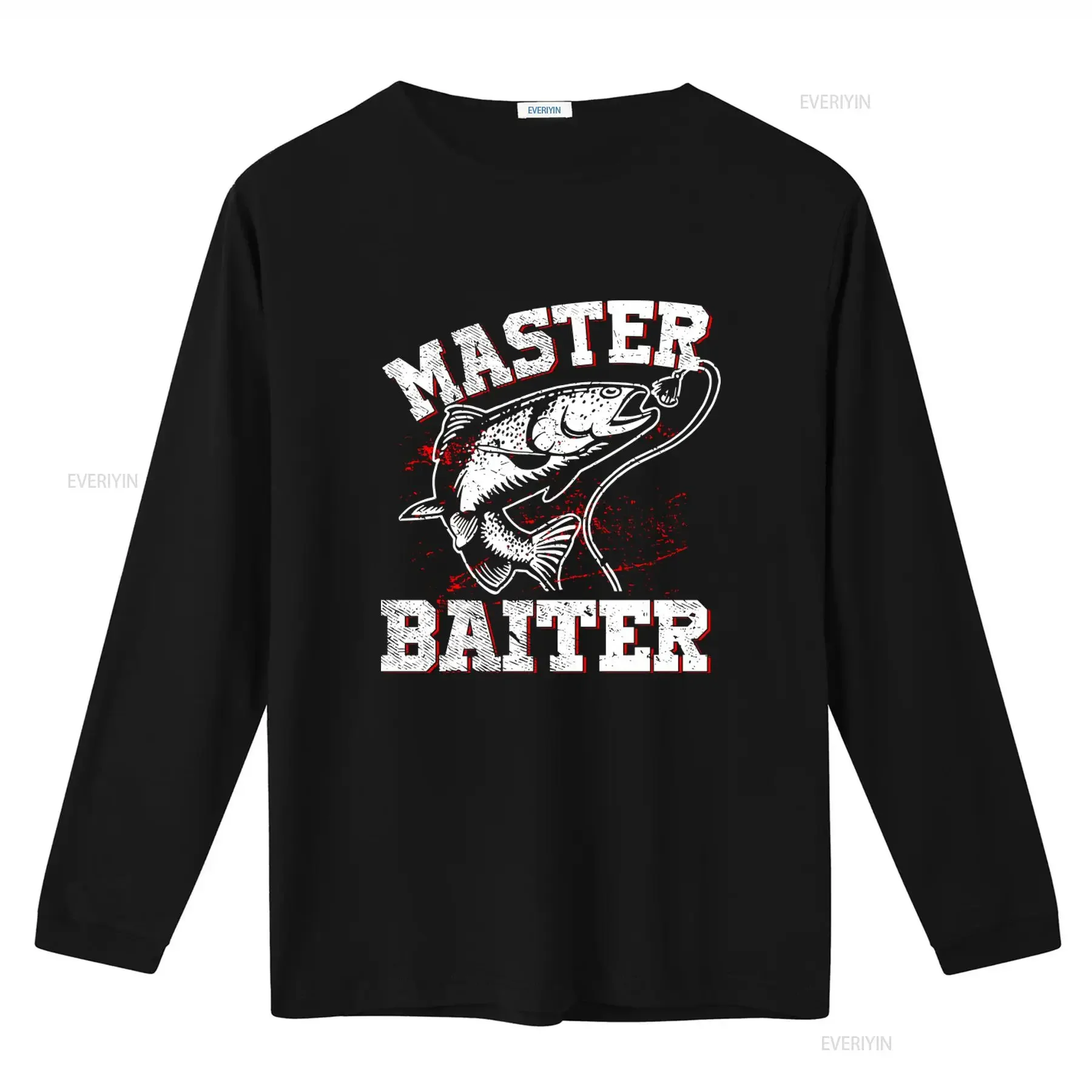 Funny Master Baiter Fishing T Shirt Sizes Small to 6XL FB5 Perfect for Fishermen Slightly Rude Design vintage Washed Stretched