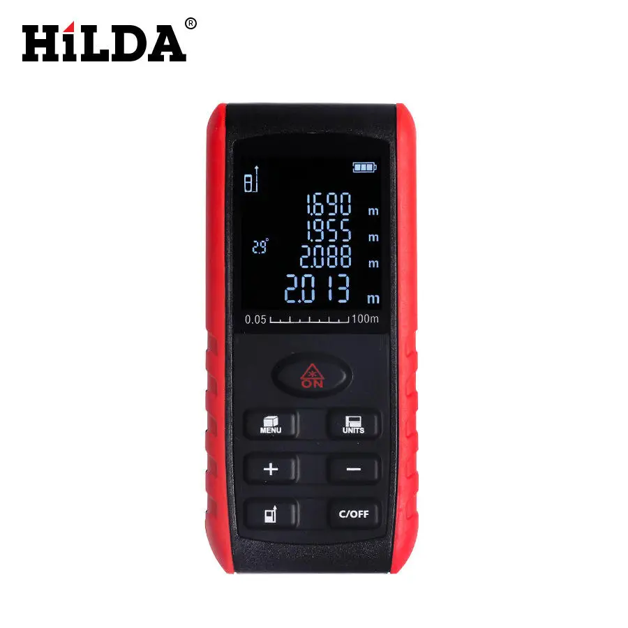 Telémetro láser de fábrica para una medición precisa de distancia Dispositivo de herramientas manuales de hasta 100 m