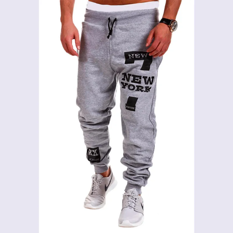 KPOP Fashion Style Harajuku Slim Fit Trousers Loose All Match Casual Pants Letter Korean Style Hip-hop Pants Printed Sport Pants