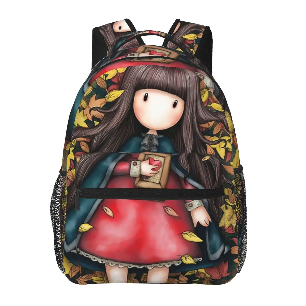 

Art Cartoon,Gorjuss Backpack for Girls Boys Travel RucksackBackpacks for Teenage school bag