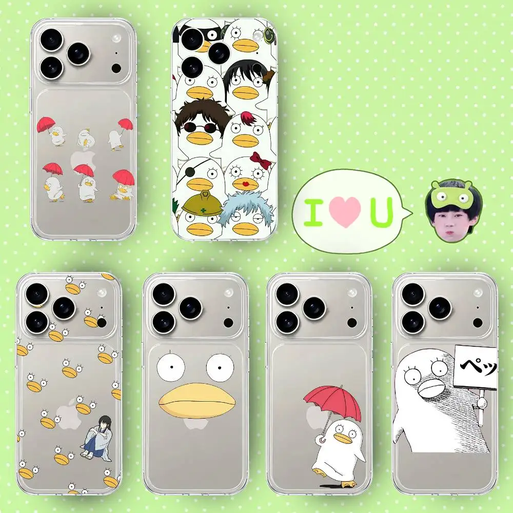 G-Gintama Elizabeth Handyhülle für iPhone 17 16 15 14 Plus 13 12 11 Pro Max Handy-Rückseiten-Cover Transparent