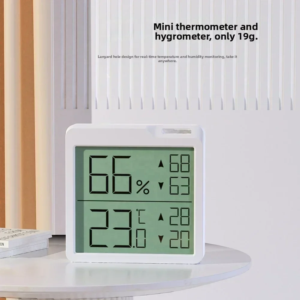 

Датчик температуры и влажности в помещении для детской комнаты с частотным обновлением данных и простой установкой на рабочем столе или в стене