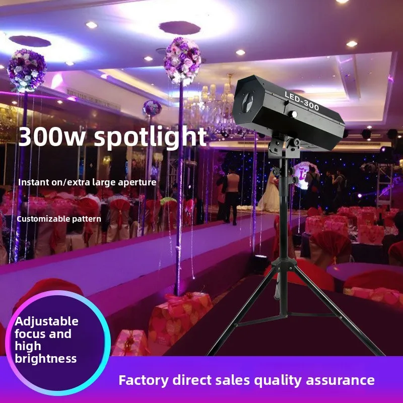 Luz LED multipotencia con enfoque ajustable para cine, televisión, escenarios, bodas y espectáculos.