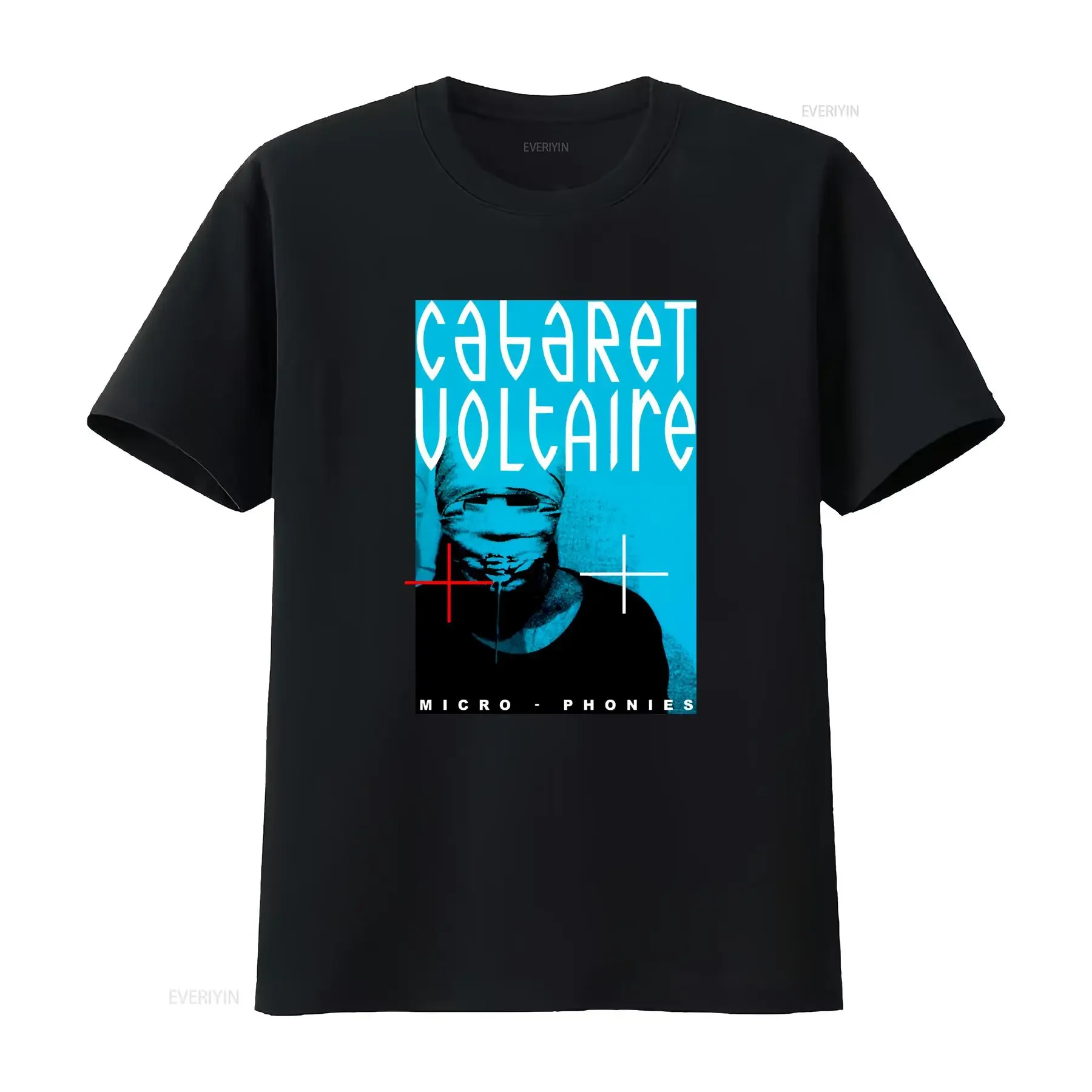 Футболка Cabaret Voltaire Micro Phonies Synthpop Punk Rock, винтажная, в стиле культового фильма, 2408, дизайнерская одежда с эффектом потертости, стильная винтажная модель