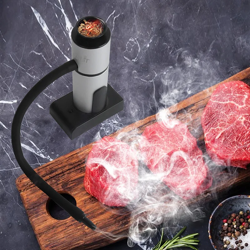 Smoked Machine1 Set Handheld Cold Smoker Food Cuisine Smoking Machine Useful Kitchen Utensil