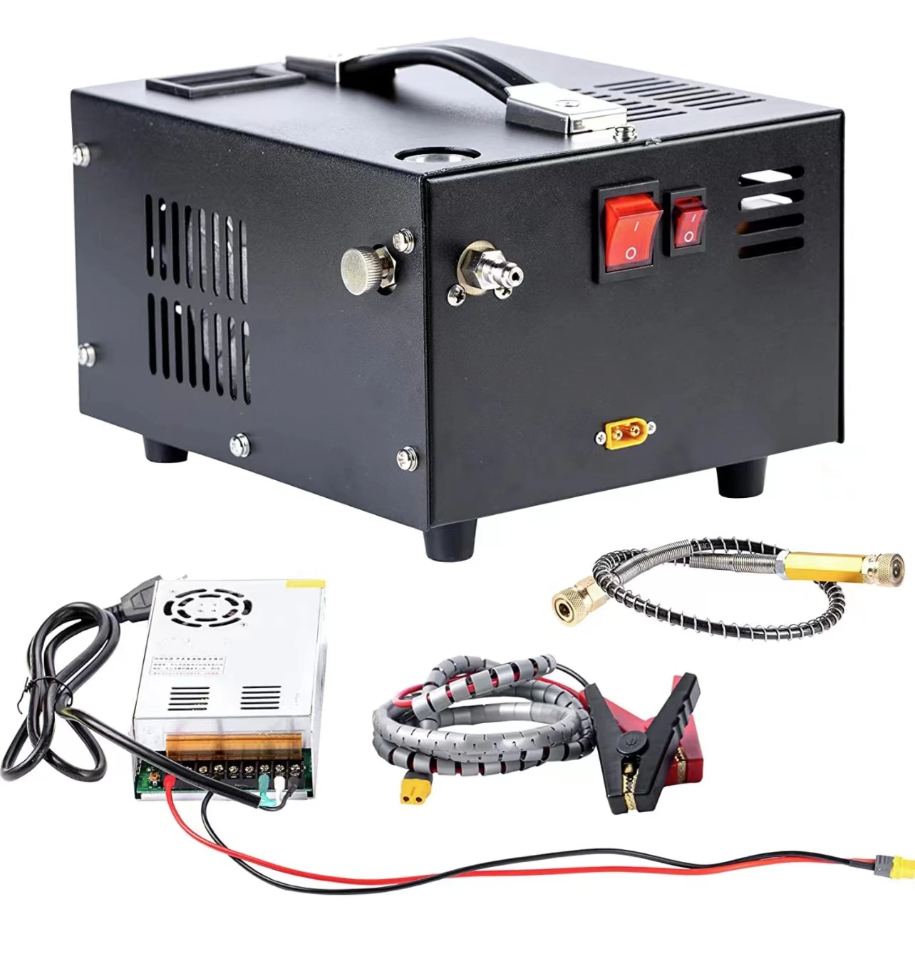 YYHC- 12V 110V 220V 350W 30mpa 4500psi 300bar 30mpa Paintball 4500psi  PCP Compressor 300