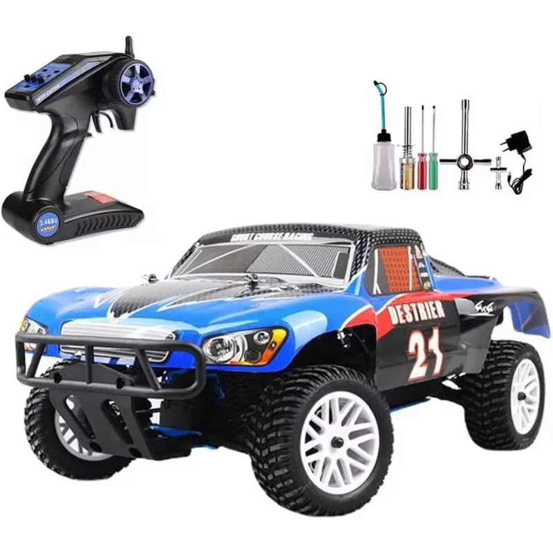 1/10 HSP 94155 Nitro 4WD Short Course Racing Truck RTR with Two Speed Gearbox Waterproof ESC Metal Servo Oil Filled Shocks