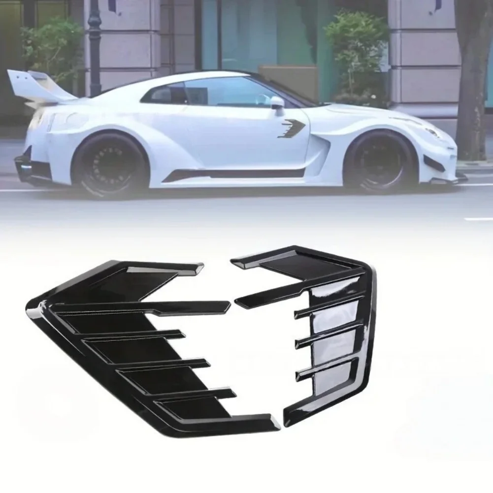 Glossy Black Exterior Air Vent Cover ABS Plastic Construction Weather Resistant Material For Exterior Air Vent