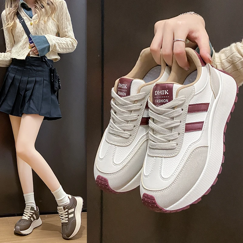 

Women Shoes Breathable All-match Mesh Shoes Casual Sports Trendy Shoes Female Wear-resistant Running Shoes for Women