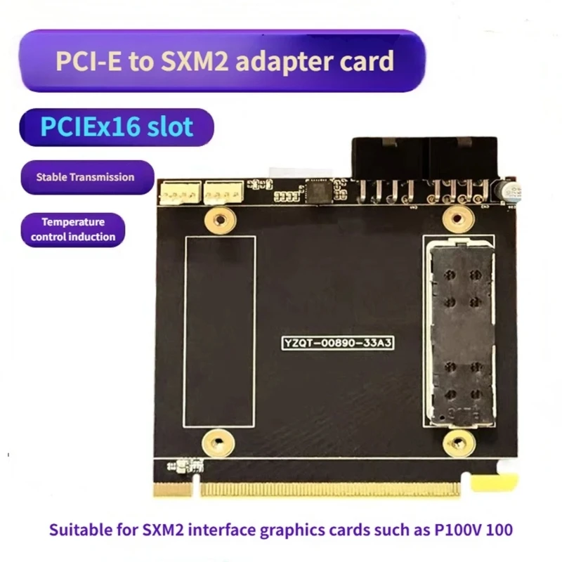  High Performances SXM2 to PCIe Adapters Board for V100 P100 GPU Cards