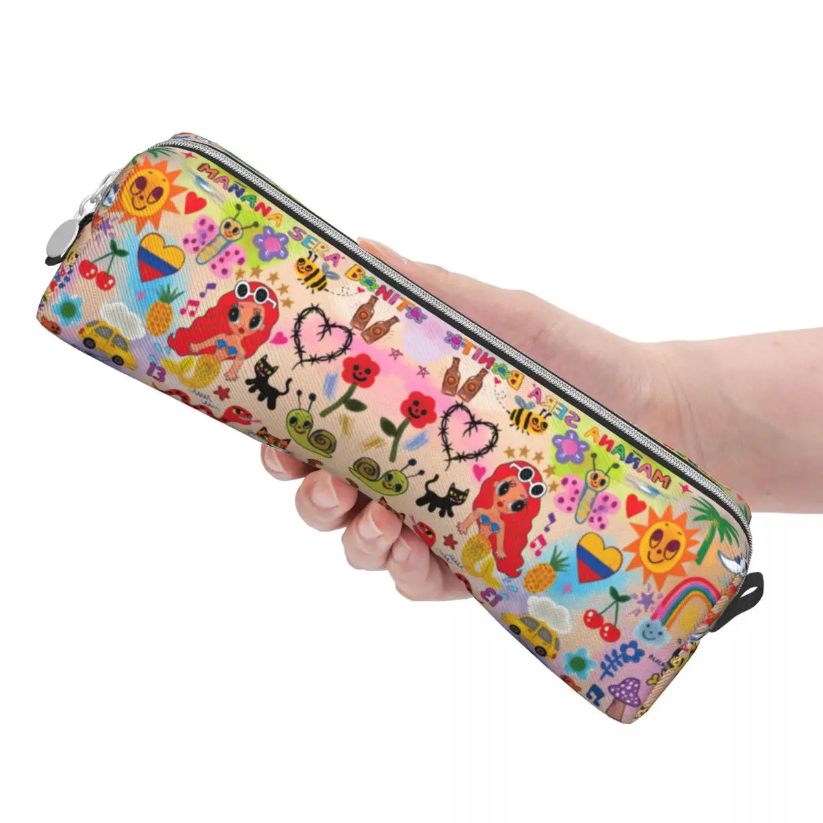 Karol G Manana Sera Bonito Pencil Case Pencilcases Pen Box for Student Large Storage Bags School Supplies Gifts Stationery