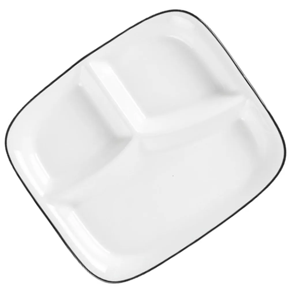 

Керамическая тарелка с разделителями для закусок, десертов, жареного мяса, рыбы, сэндвичей, фруктов, контроля порций