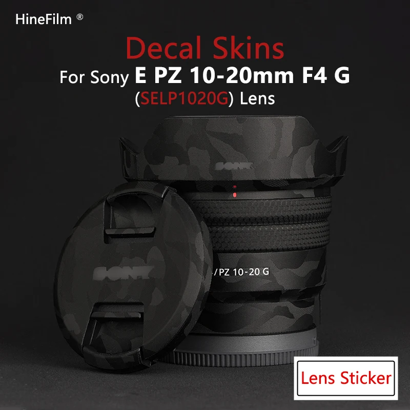 

E PZ 10-20 F4G Lens Decal Skin for Sony E PZ 10-20mm f/4 G ( SELP1020G ) Lens Decal Protector Cover Film Warp Cover Case