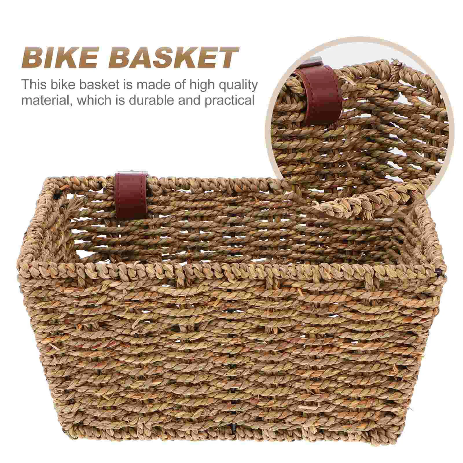 

Bicycle Basket Rear Mobility Scooter Front Bike Baskets for Adult Bikes Detachable Storage Riding