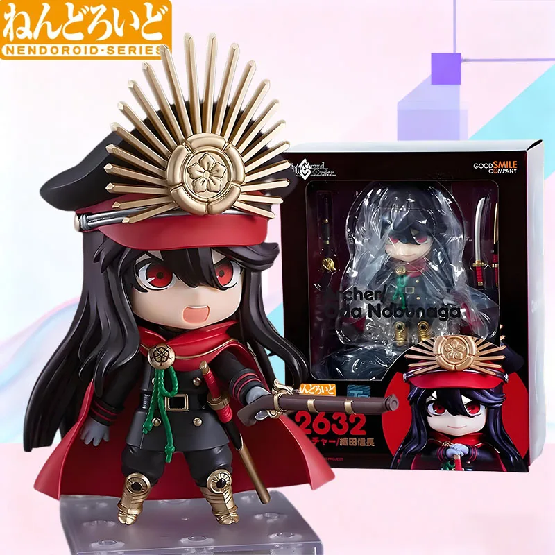 

In Stock Original GSC Nendoroid 2632 Archer Oda Nobunaga Finished Anime Action Figure Model kits Gift for Kid Foam Box Packaging