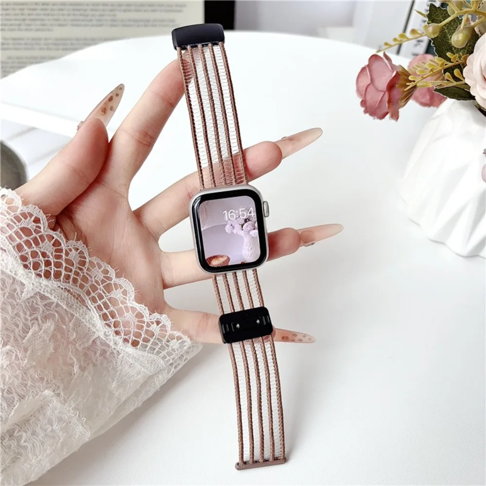 For Watch Nylon Loop Strap Magnetic Sport Band Breathable Woven Wristband Ultra Series Replacement Accessory