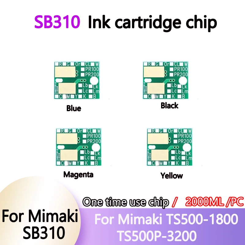 

Одноразовый чип SB310 для картриджей MimAKI SB310, чипы для принтеров TS500-1800, TS500P-3200