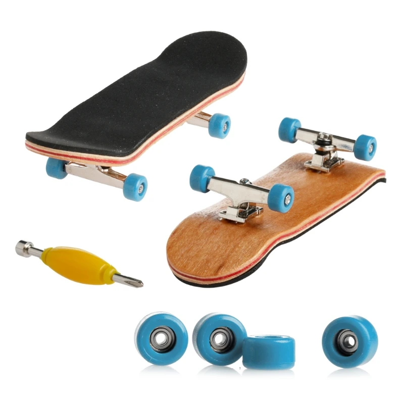 1Set Houten Dek Toets Skateboard Sport Games Kids Gift Esdoornhout Set Nieuw