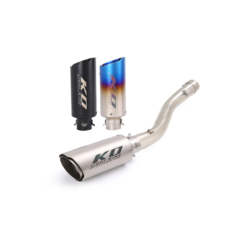 

For Honda CBR600F4i 2001-2007 Motorcycle Exhaust System Mid Link Pipe Connect 51mm Muffler Stainless Steel Escape DB Killer